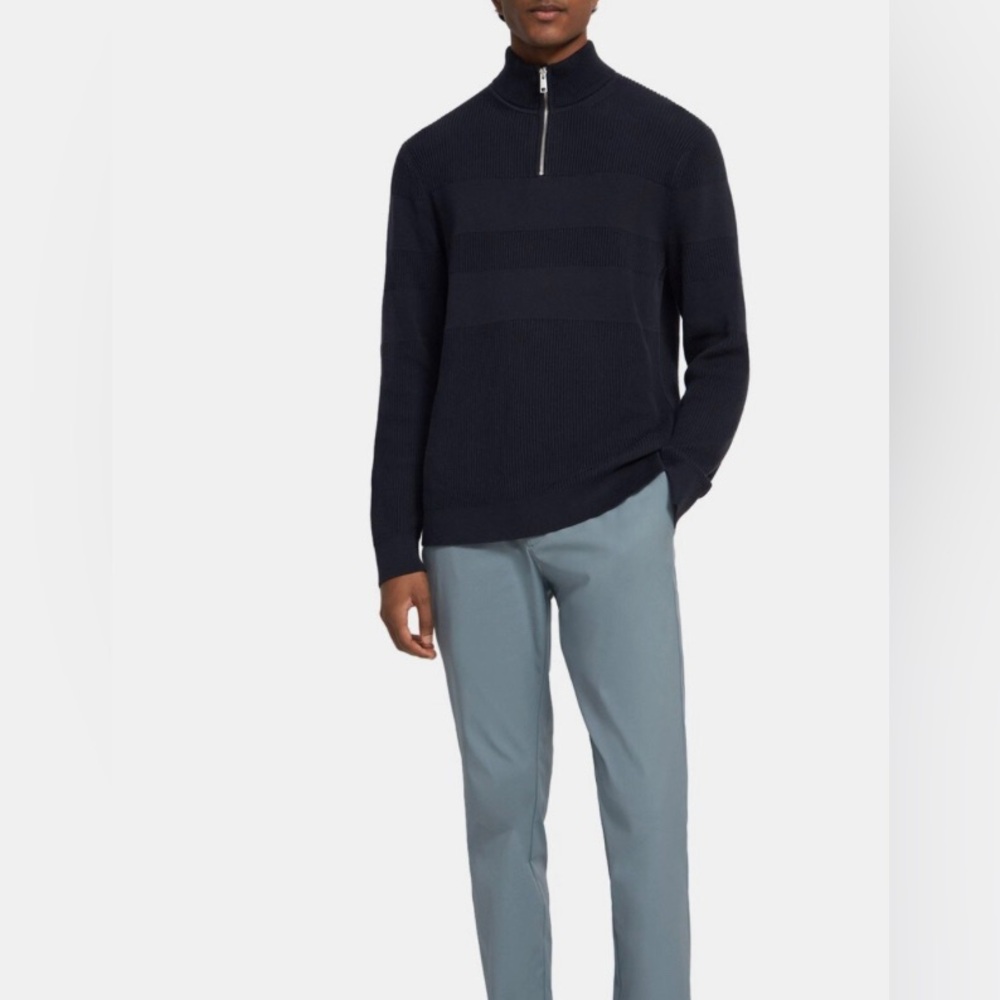 Theory men’s quarter zip sweater
